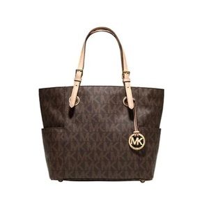 Michael Kors Signature Logo Jet Set Tote
